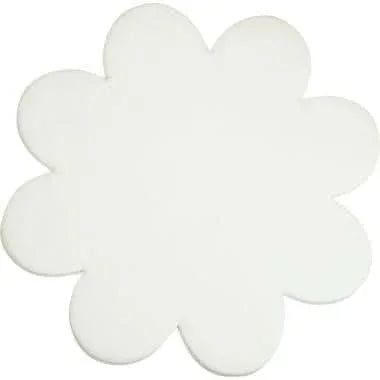 Sachet de 80 fleurs en papier diffuseur blanc format 19 x 19 cm - Ma Rentrée Facile