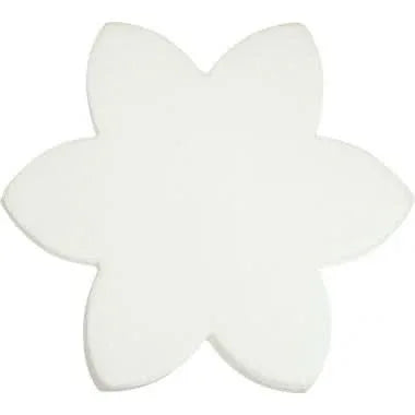 Sachet de 80 fleurs en papier diffuseur blanc format 19 x 19 cm - Ma Rentrée Facile