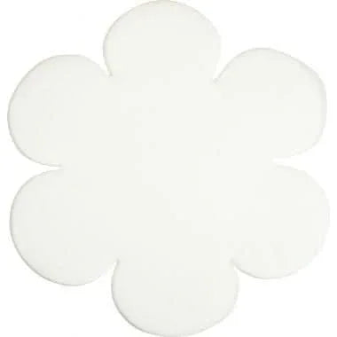 Sachet de 80 fleurs en papier diffuseur blanc format 19 x 19 cm - Ma Rentrée Facile