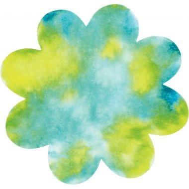 Sachet de 80 fleurs en papier diffuseur blanc format 19 x 19 cm - Ma Rentrée Facile