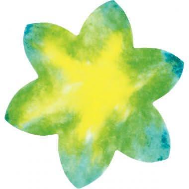 Sachet de 80 fleurs en papier diffuseur blanc format 19 x 19 cm - Ma Rentrée Facile