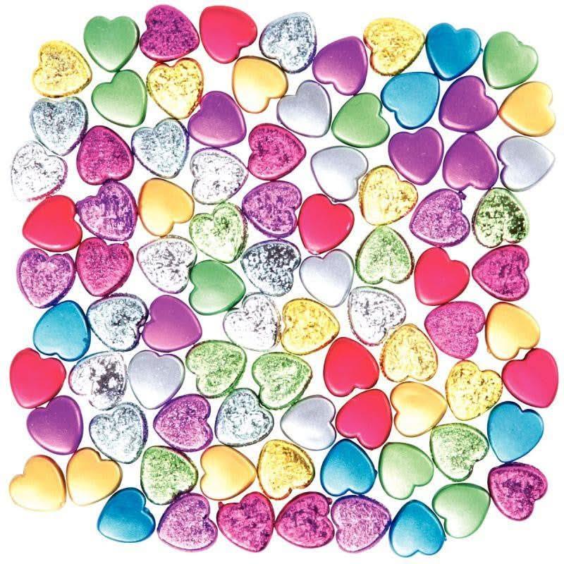 Sachet de 800 pierres décoratives en plastique à coller assorties - Ma Rentrée Facile