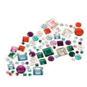 Sachet de 800 pierres décoratives adhésives formes géométriques assorties - Ma Rentrée Facile