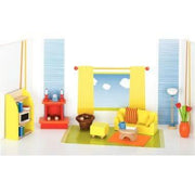 Salon pour maison de poupées, 34 pièces - Ma Rentrée Facile