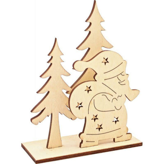 Scène de Noël en bois à assembler - Ma Rentrée Facile