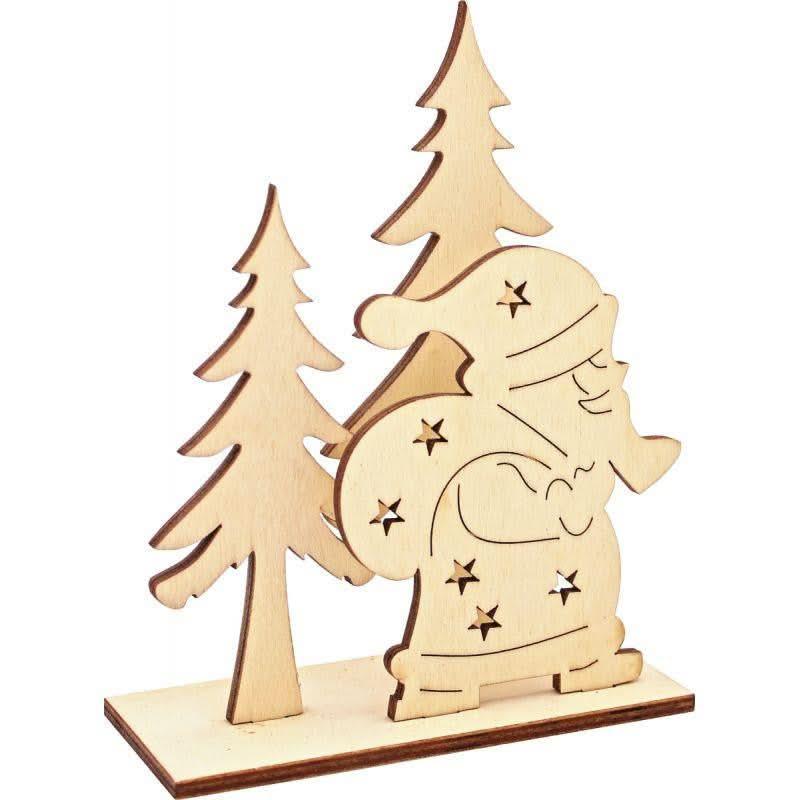 Scène de Noël en bois à assembler - Ma Rentrée Facile