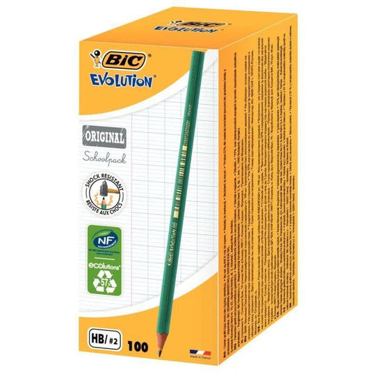 Schoolpack de 100 crayons graphite HB Evolution dont 5 gratuits - Ma Rentrée Facile
