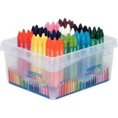 Schoolpack de 96 craies à la cire Giotto Cera Maxi - Ma Rentrée Facile