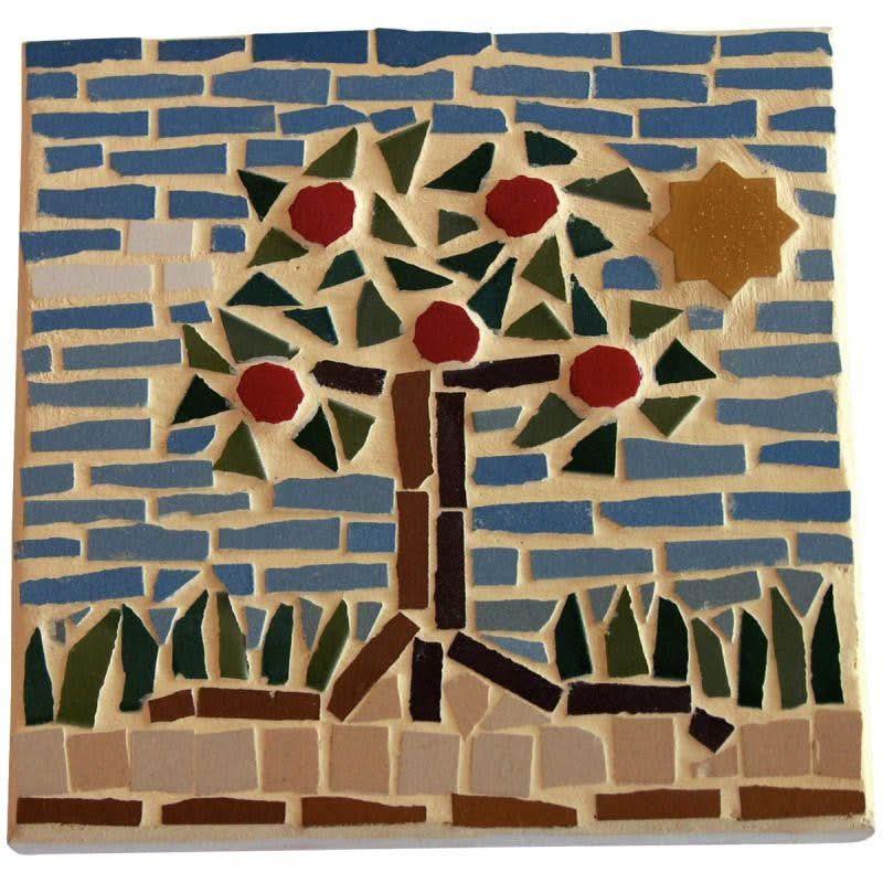 Seau de 1 litre de mosaïques 2x2 cm en pâte de verre panachés assortis - Ma Rentrée Facile