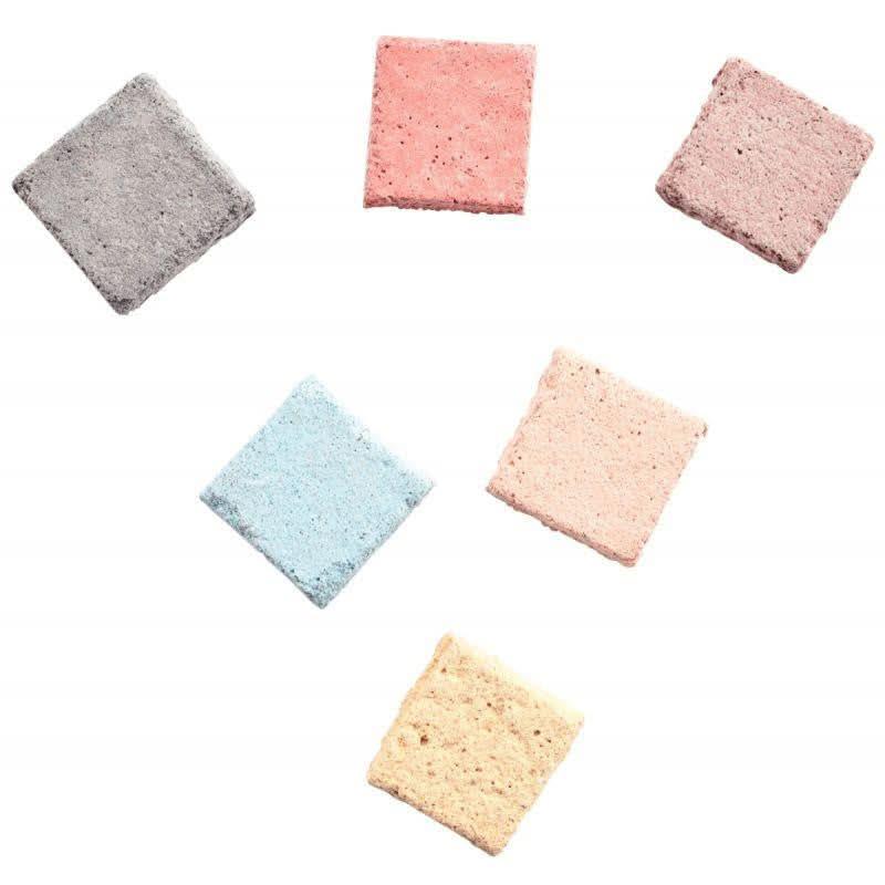 Seau de 1kg de petites mosaïques antiques, 10x10 mm, 12 couleurs assorties - Ma Rentrée Facile
