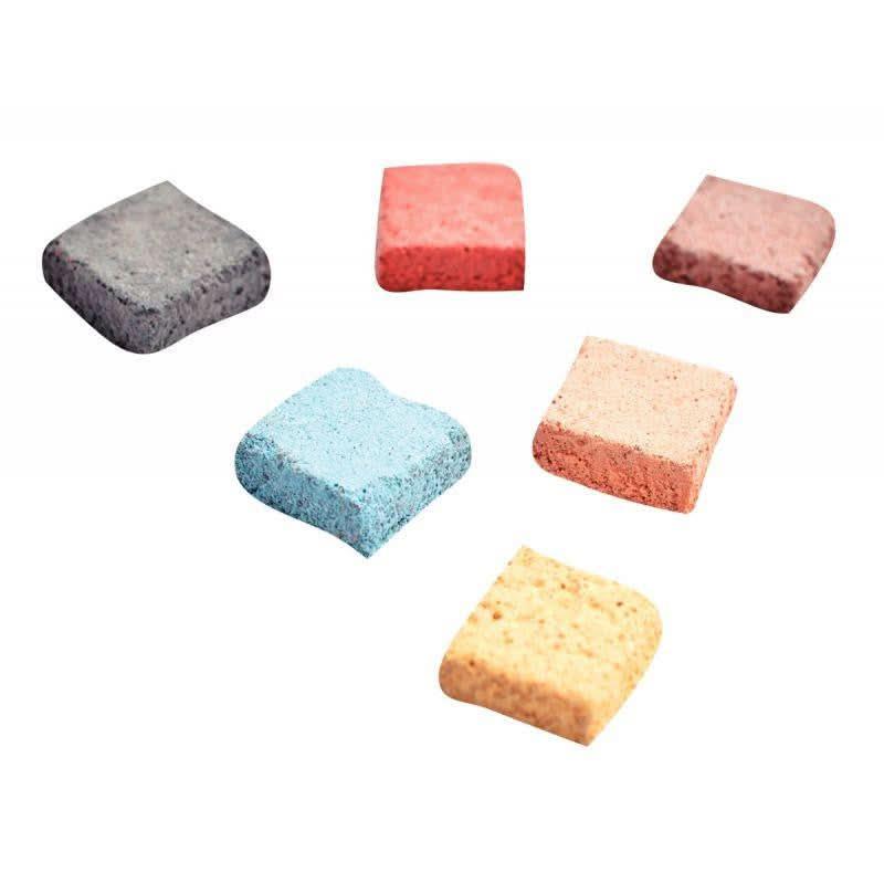 Seau de 1kg de petites mosaïques antiques, 10x10 mm, 12 couleurs assorties - Ma Rentrée Facile