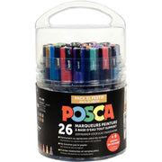 26 marqueurs Posca - Pack XL Educréatif festif + 30 masques animaux offerts - Ma Rentrée Facile