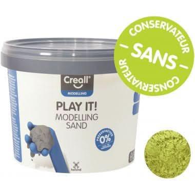 Seau de 750 grammes de sable magique coloris jaune - Ma Rentrée Facile