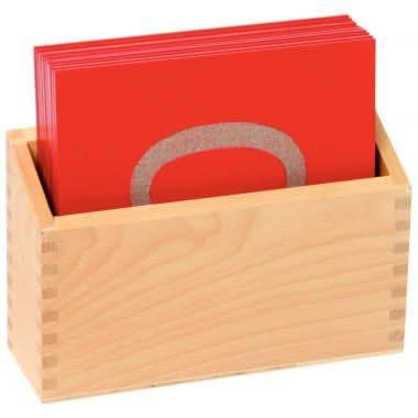 Set de 10 chiffres rugueux + Boîte de rangement Montessori - Ma Rentrée Facile