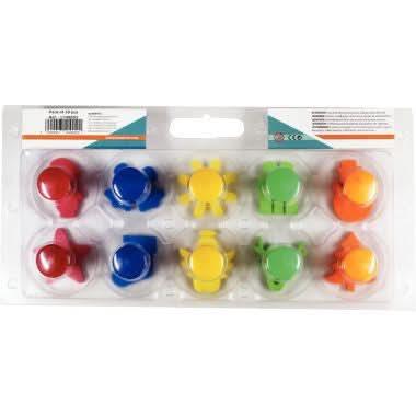 Set de 10 tampons diamètre 7,5 cm, EVA thème Noël - Ma Rentrée Facile