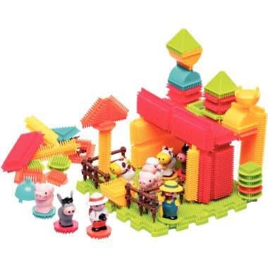 Set de 100 pièces BRISTLE BRICKS, la ferme - Ma Rentrée Facile