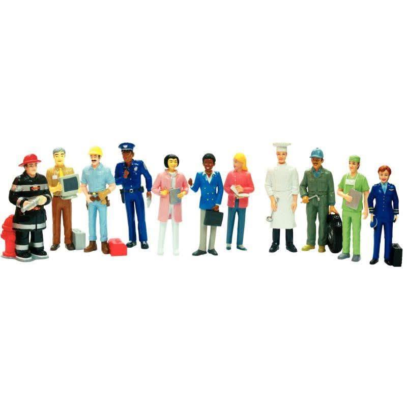 Set de 11 figurines, les métiers dimension : 12,5 cm, MINILAND - Ma Rentrée Facile