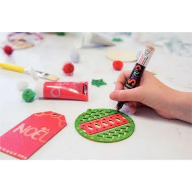 Set de 12 marqueurs acrylique coloris basiques Pebeo - Ma Rentrée Facile