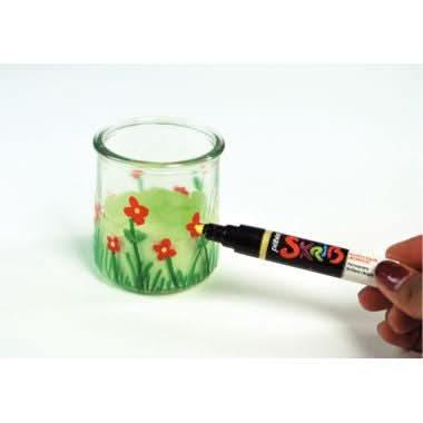 Set de 12 marqueurs acrylique coloris basiques Pebeo - Ma Rentrée Facile