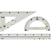 Set de 3 articles de traçage en aluminium - Ma Rentrée Facile