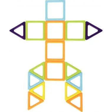 Set de 36 pièces mega magnet POLYDRON - Ma Rentrée Facile