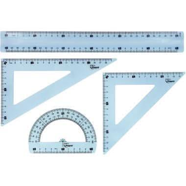 Set de 4 articles traçage incassable Maped Study - Ma Rentrée Facile