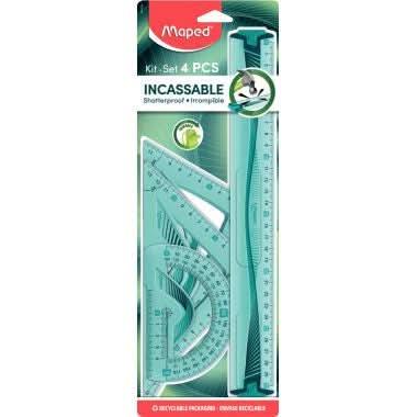 Set de 4 pièces de traçage incassable Maped Soft - Ma Rentrée Facile