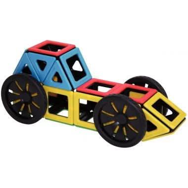 Set de 4 roues magnétiques + 4 carrés pour tenir les roues - Ma Rentrée Facile