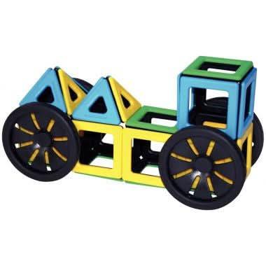 Set de 4 roues magnétiques + 4 carrés pour tenir les roues - Ma Rentrée Facile