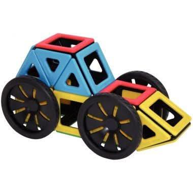 Set de 4 roues magnétiques + 4 carrés pour tenir les roues - Ma Rentrée Facile