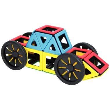 Set de 4 roues magnétiques + 4 carrés pour tenir les roues - Ma Rentrée Facile