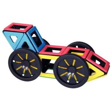 Set de 4 roues magnétiques + 4 carrés pour tenir les roues - Ma Rentrée Facile