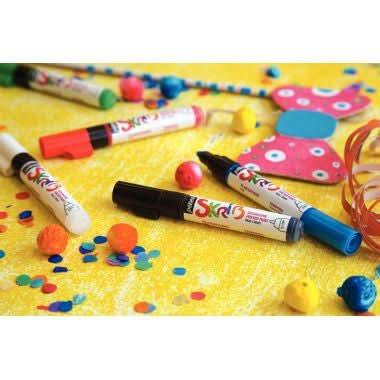 Set de 6 marqueurs gouache coloris basiques Pebeo - Ma Rentrée Facile