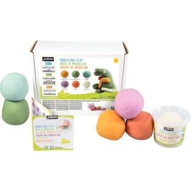 Set de 6 pots de 350 grammes de pâte à modeler vives - Ma Rentrée Facile