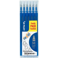 Set de 6 recharges Frixion pointe moyenne bleu
