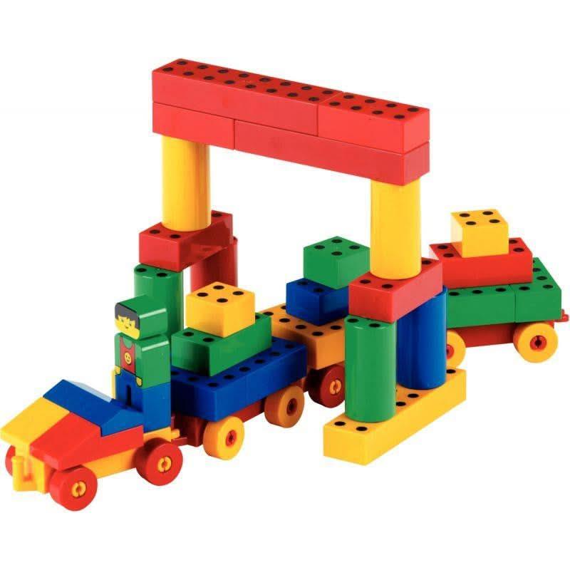 Set manético junior de 98 pièces + 12 fiches modèles formes et couleurs assorties - Ma Rentrée Facile