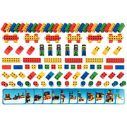 Set manético junior de 98 pièces + 12 fiches modèles formes et couleurs assorties - Ma Rentrée Facile