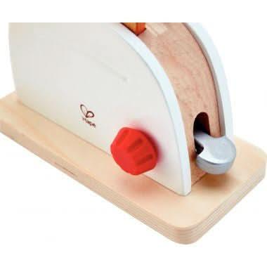 Set toaster en bois blanc et accessoires - Ma Rentrée Facile