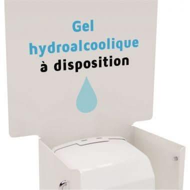 Station de désinfection des mains commande au coude - Ma Rentrée Facile