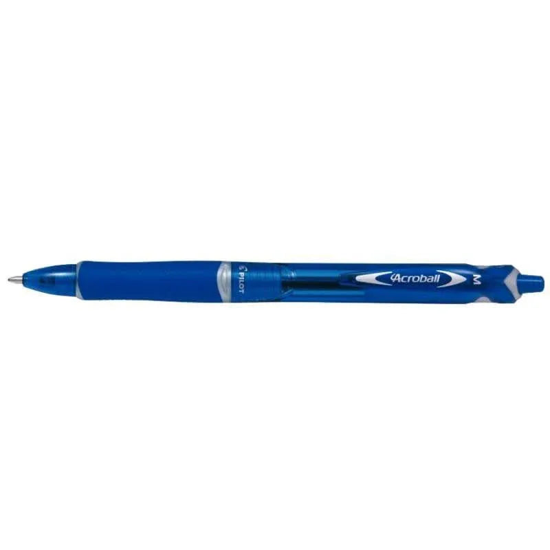 Stylo Acroball rétractable clip plastique bleu - Ma Rentrée Facile