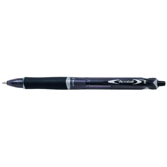 Stylo Acroball rétractable clip plastique noir - Ma Rentrée Facile