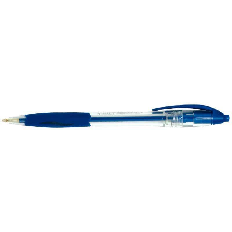 Stylo Bic rétractable Atlantis classic pointe moyenne bleu - Ma Rentrée Facile