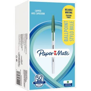 Stylo bille Papermate 045 pointe moyenne vert