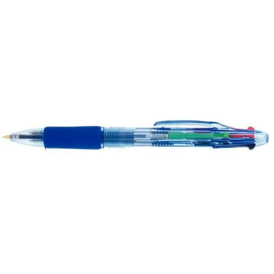 Stylo bille 4 couleurs pointe fine - Ma Rentrée Facile