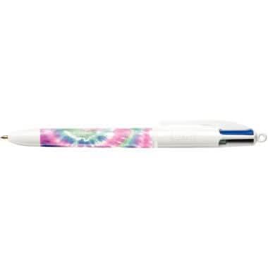 Stylo bille Bic 4 couleurs Tie and Dye - Ma Rentrée Facile