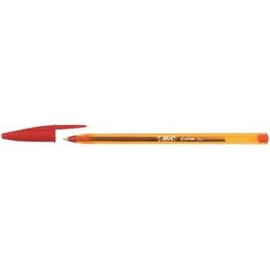 Stylo bille Bic Cristal pointe fine rouge - Ma Rentrée Facile