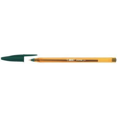 Stylo bille Bic Cristal pointe fine vert - Ma Rentrée Facile