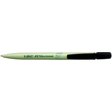 Stylo bille Bic Ecolution Bio-based pointe moyenne noir - Ma Rentrée Facile