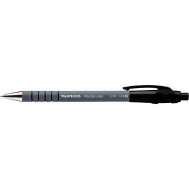 Stylo bille Flexgrip ultra rétractable pointe moyenne noir - Ma Rentrée Facile