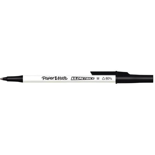 Stylo bille Pilot Kilométrico pointe moyenne noir - Ma Rentrée Facile